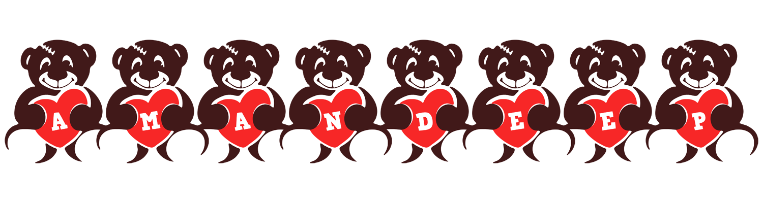 Amandeep bear logo