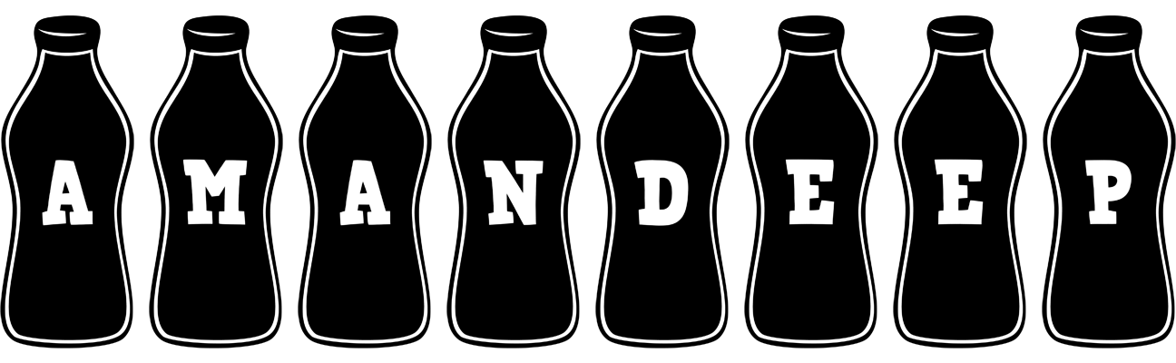 Amandeep bottle logo