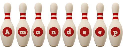 Amandeep bowling-pin logo