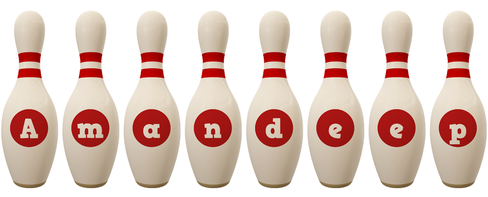 Amandeep bowling-pin logo