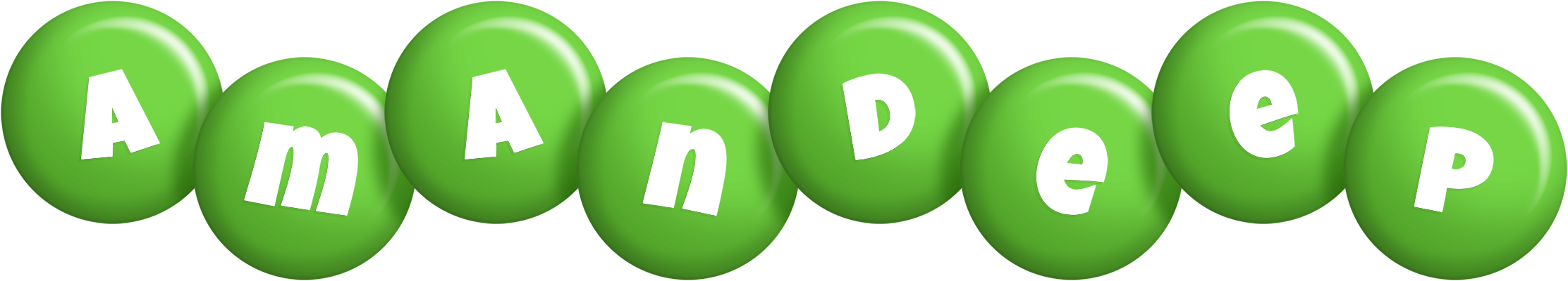 Amandeep candy-green logo