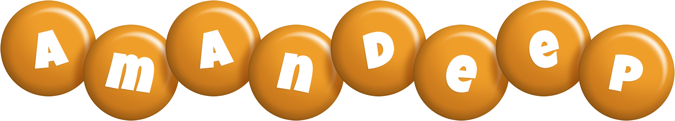 Amandeep candy-orange logo