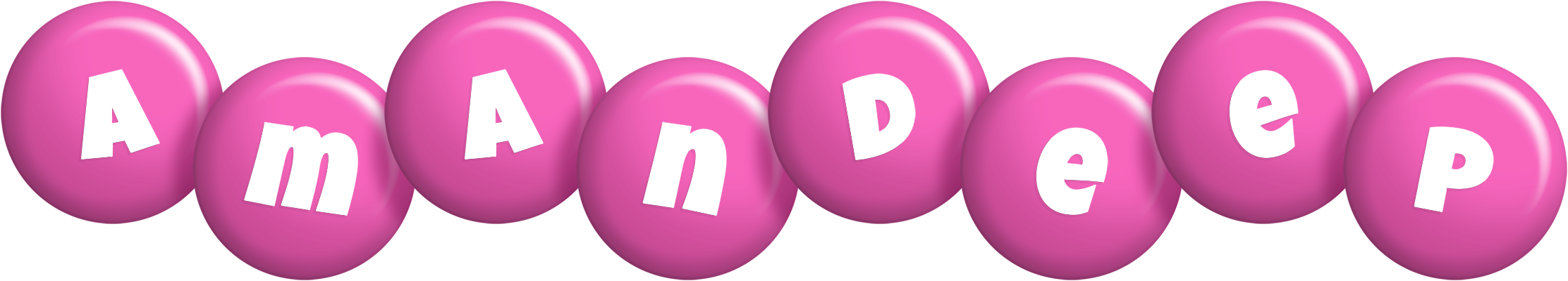 Amandeep candy-pink logo