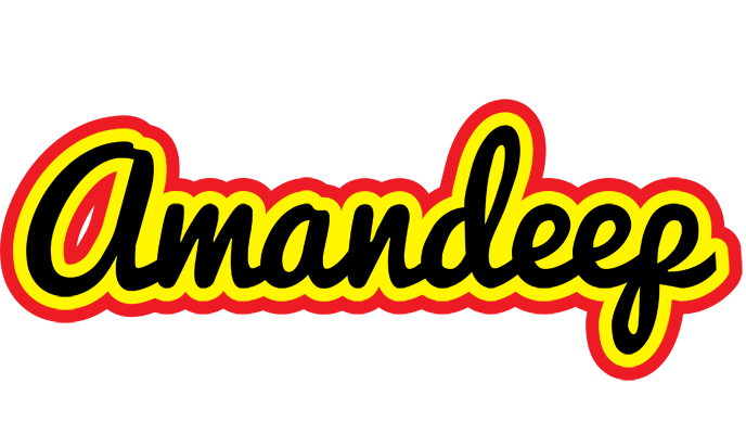 Amandeep flaming logo