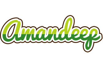 Amandeep golfing logo