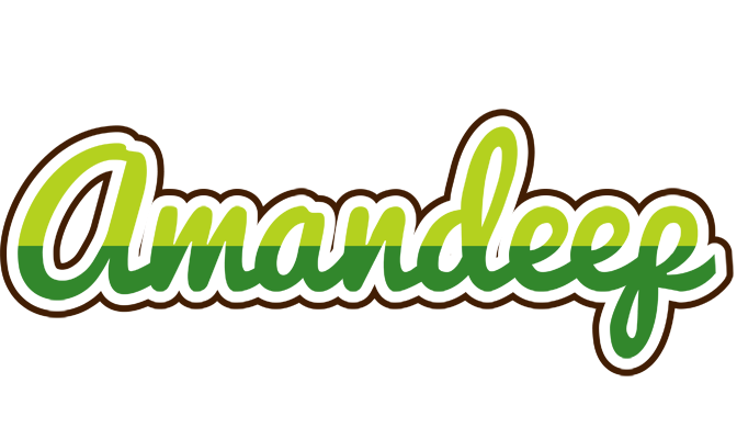 Amandeep golfing logo