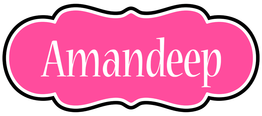 Amandeep invitation logo