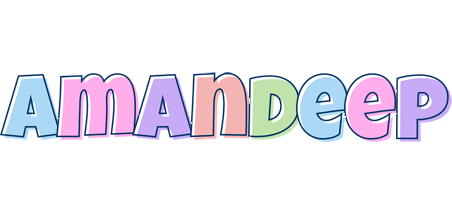 Amandeep pastel logo