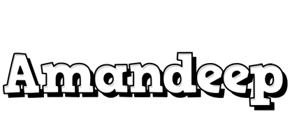 Amandeep snowing logo