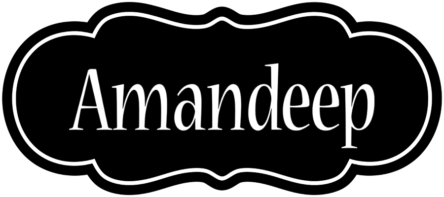 Amandeep welcome logo