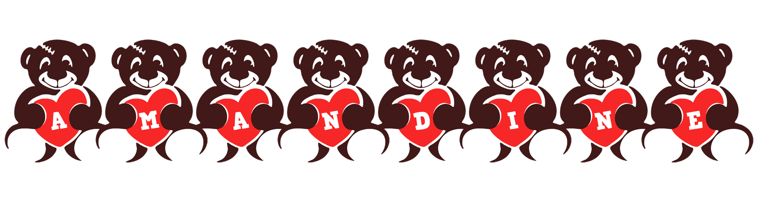 Amandine bear logo