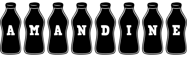 Amandine bottle logo