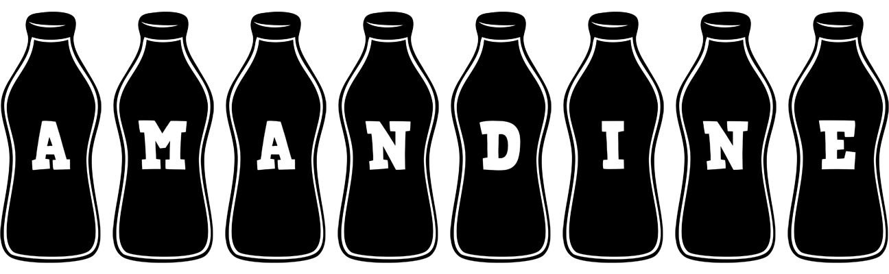 Amandine bottle logo