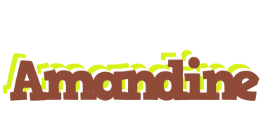 Amandine caffeebar logo