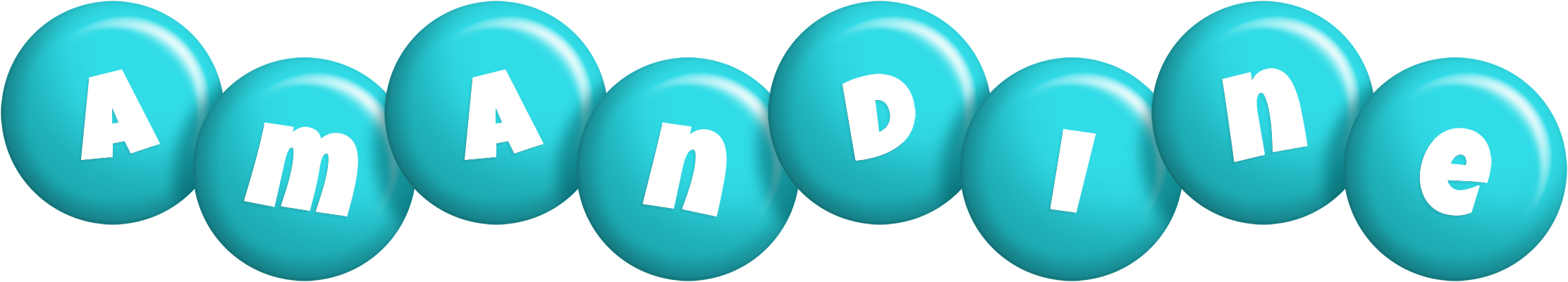 Amandine candy-azur logo