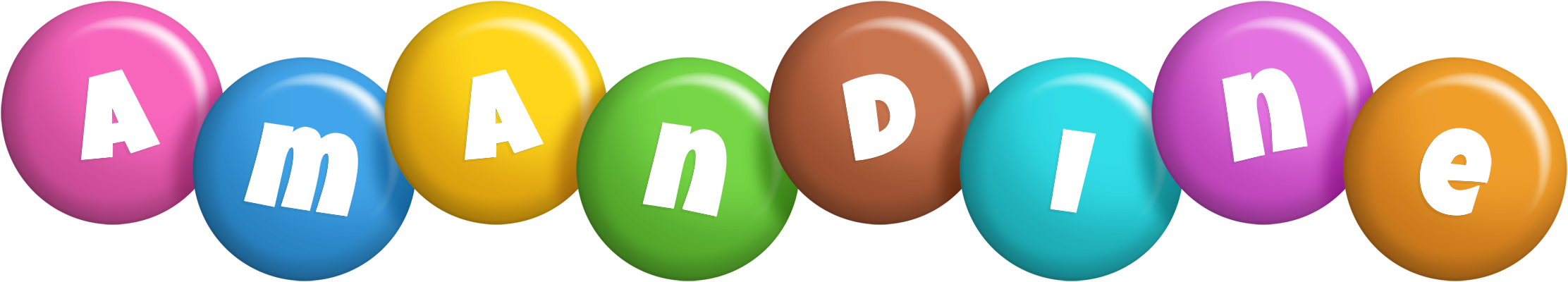 Amandine candy logo