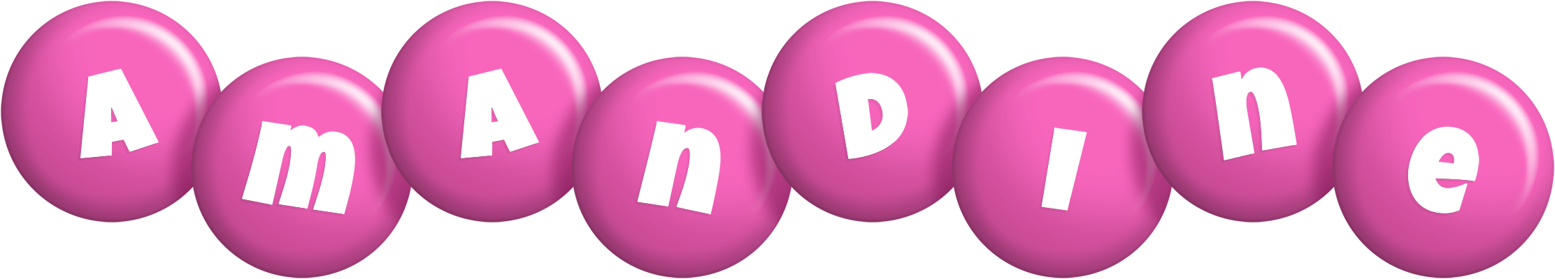 Amandine candy-pink logo