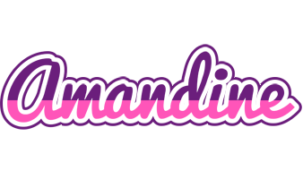 Amandine cheerful logo