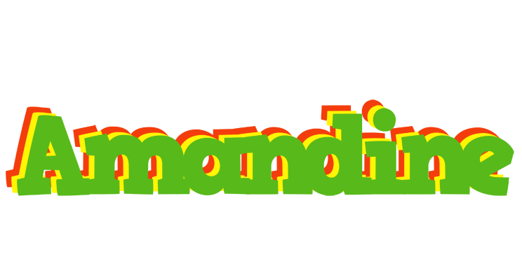 Amandine crocodile logo