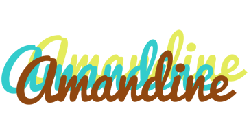 Amandine cupcake logo