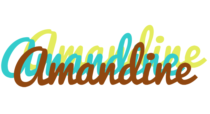 Amandine cupcake logo