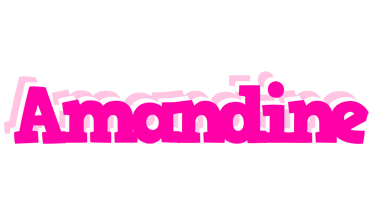 Amandine dancing logo