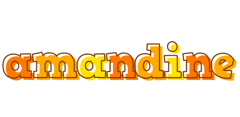 Amandine desert logo