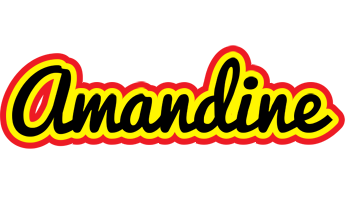 Amandine flaming logo