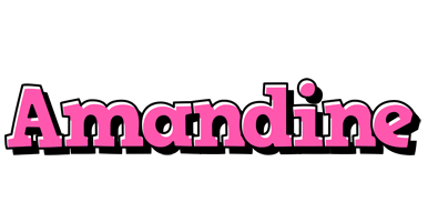 Amandine girlish logo