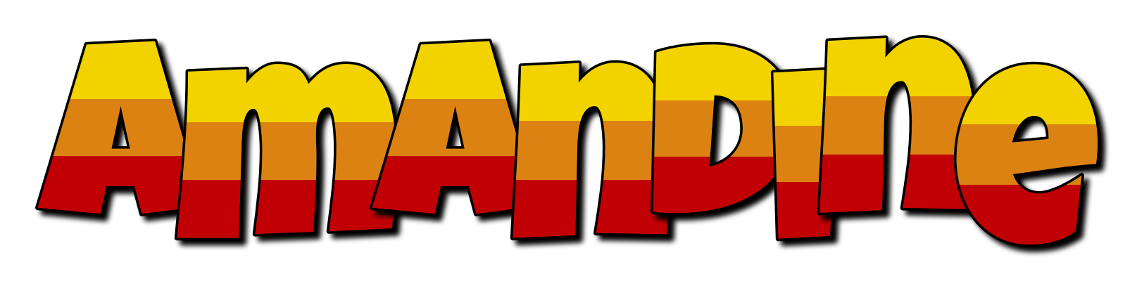 Amandine jungle logo