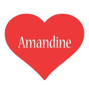 Amandine love logo