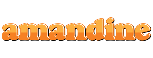 Amandine orange logo