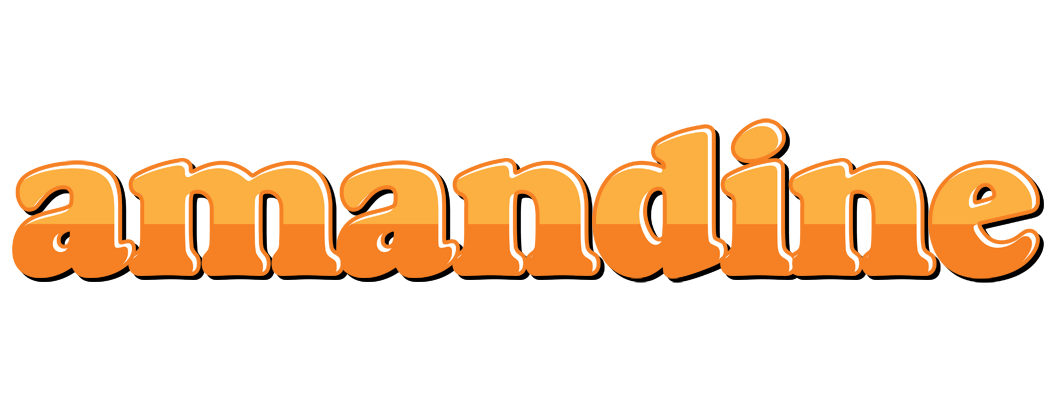 Amandine orange logo