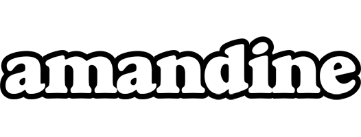 Amandine panda logo