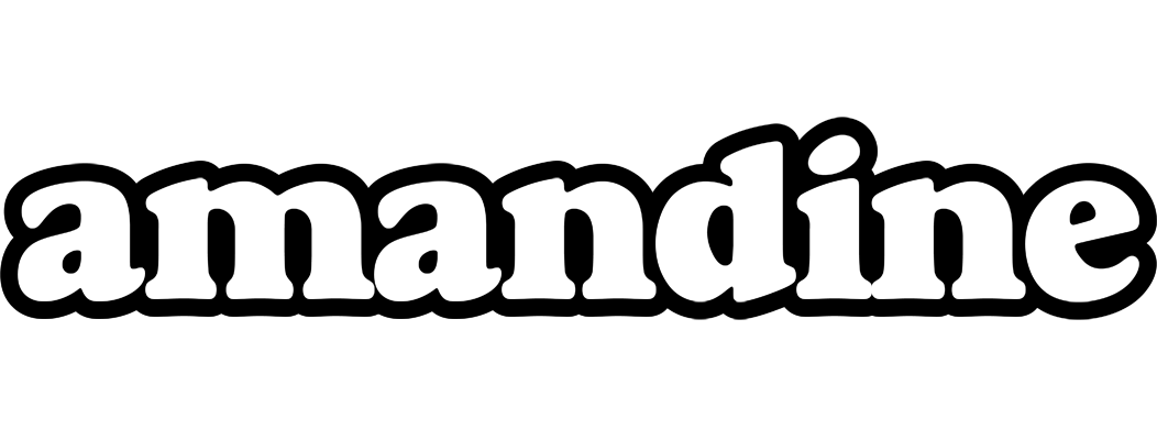 Amandine panda logo