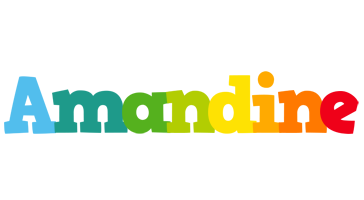 Amandine rainbows logo