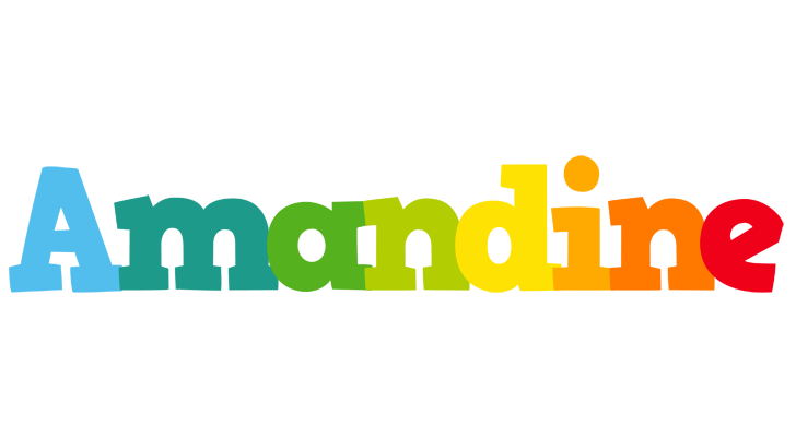 Amandine rainbows logo