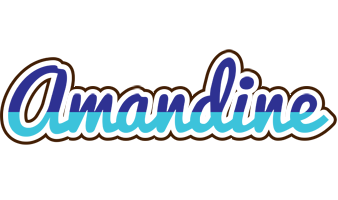 Amandine raining logo