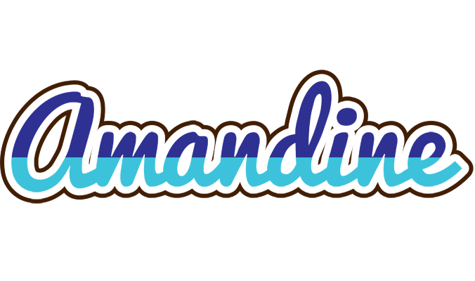 Amandine raining logo