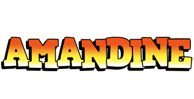 Amandine sunset logo