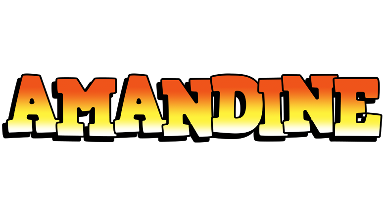 Amandine sunset logo