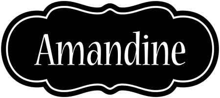 Amandine welcome logo