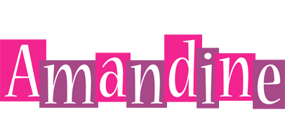 Amandine whine logo