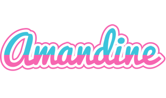 Amandine woman logo