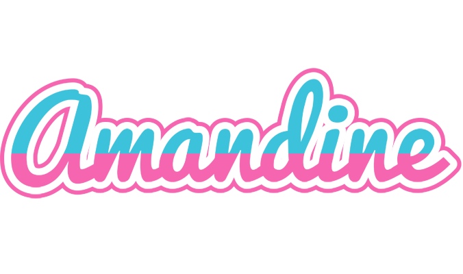 Amandine woman logo