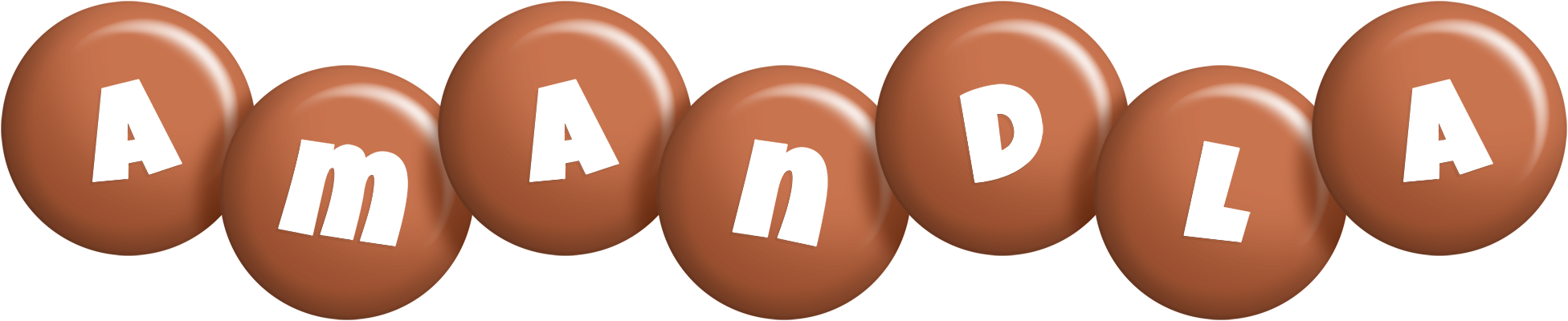 Amandla candy-brown logo