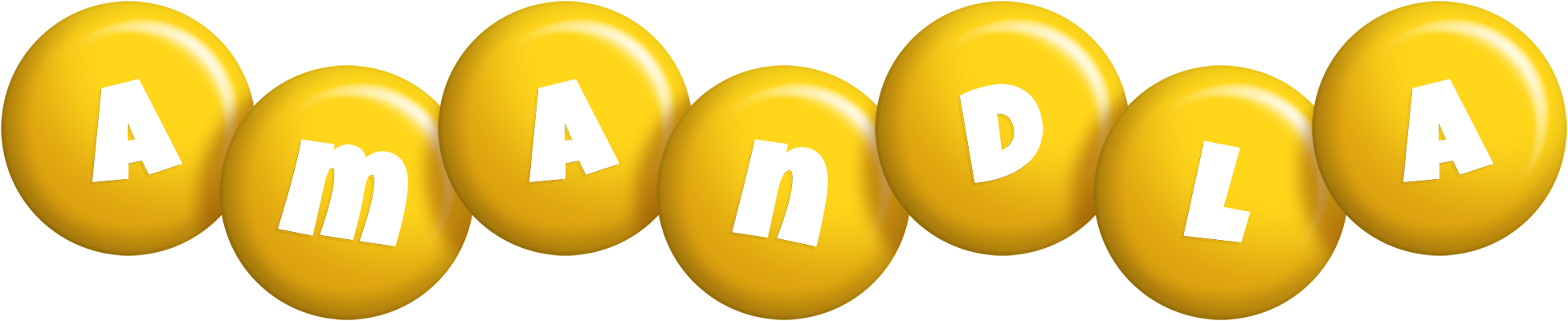 Amandla candy-yellow logo
