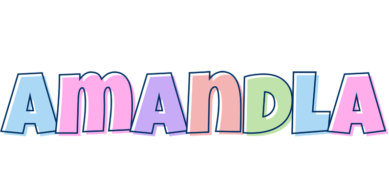 Amandla pastel logo