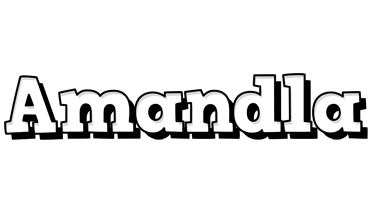 Amandla snowing logo