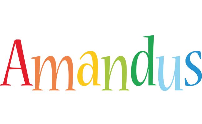 Amandus birthday logo